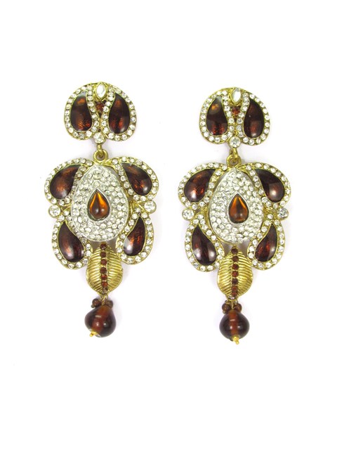 Diya Halo Earrings — LJ-BF83KJ