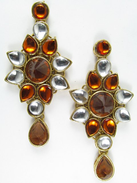 Rania Ember Earrings — LJ-GGJ4FU
