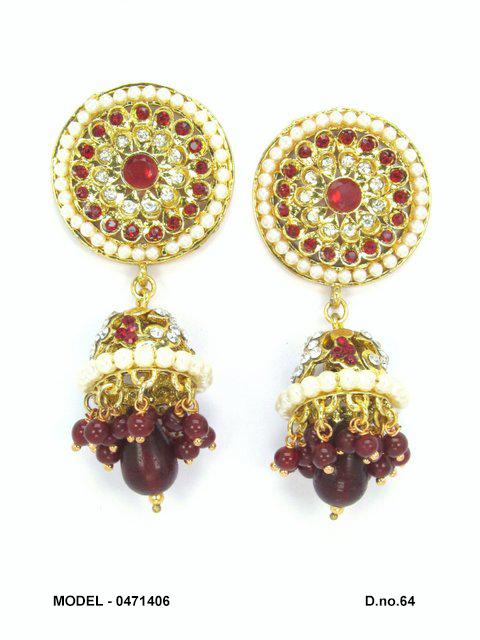 Saanvi Lustre Earrings — LJ-JTC8VF