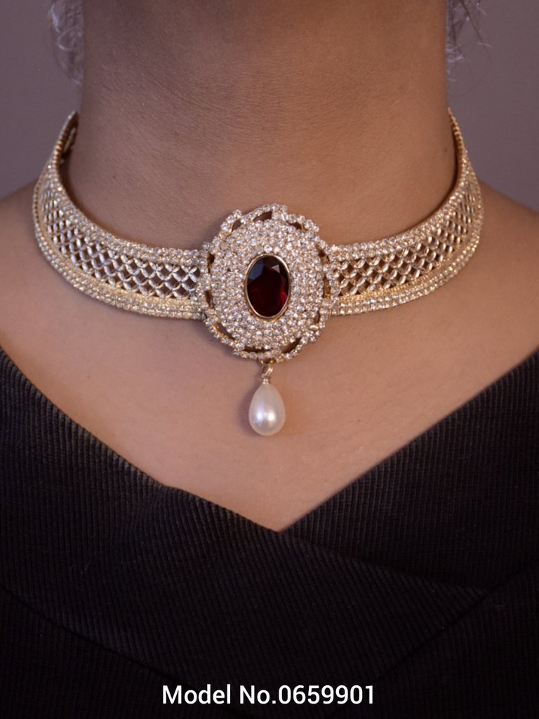 Stone Choker Necklace