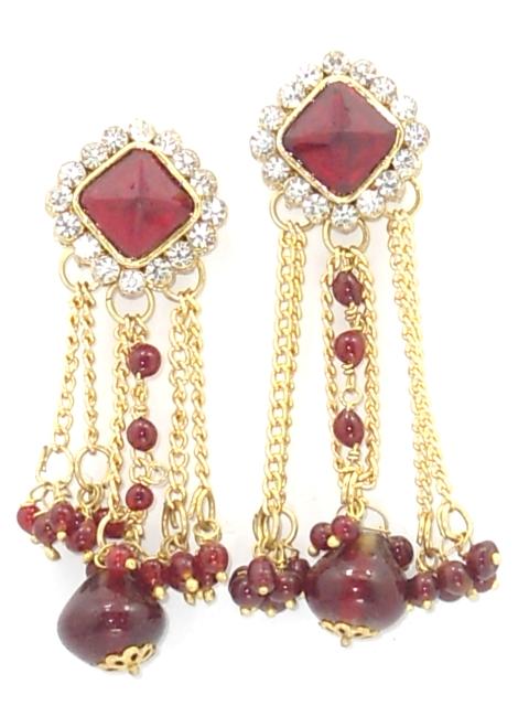 Saanvi Moonlight Earrings — LJ-1NQFZ2Z