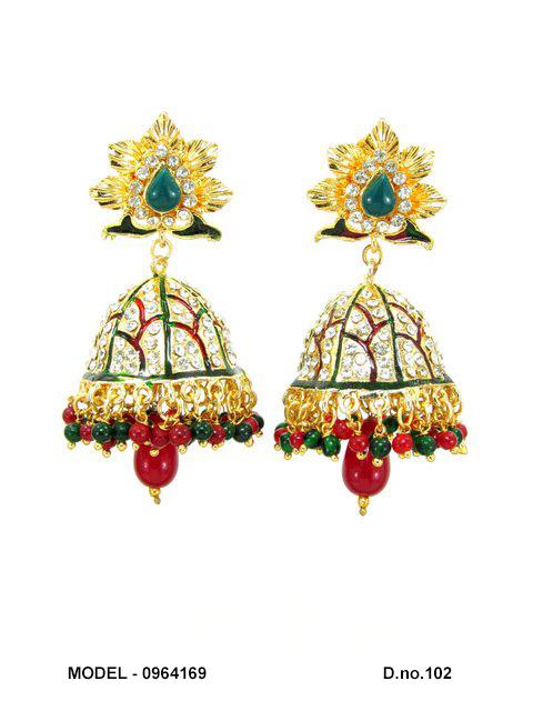 Kavya Ember Earrings — LJ-194OX2U