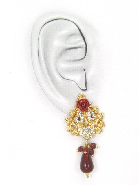 Saanvi Crescent Earrings — LJ-2R2P4B