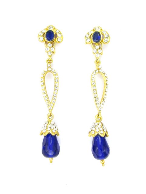 Noor Halo Earrings — LJ-1566BSP