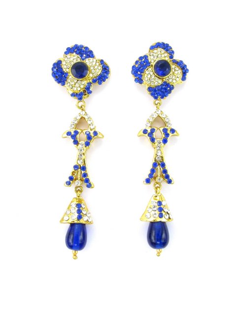 Veda Crescent Earrings — LJ-3128DQ