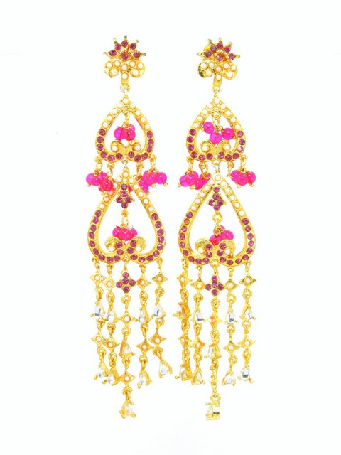 Ishani Halo Earrings — LJ-K5UVX1