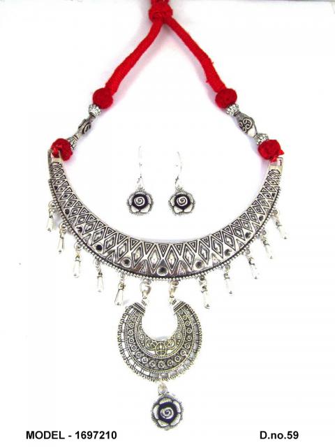 Saanvi Moonlight Necklace — LJ-V1FGSB