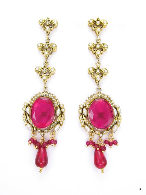 Noor Lustre Earrings — LJ-17FSS5L