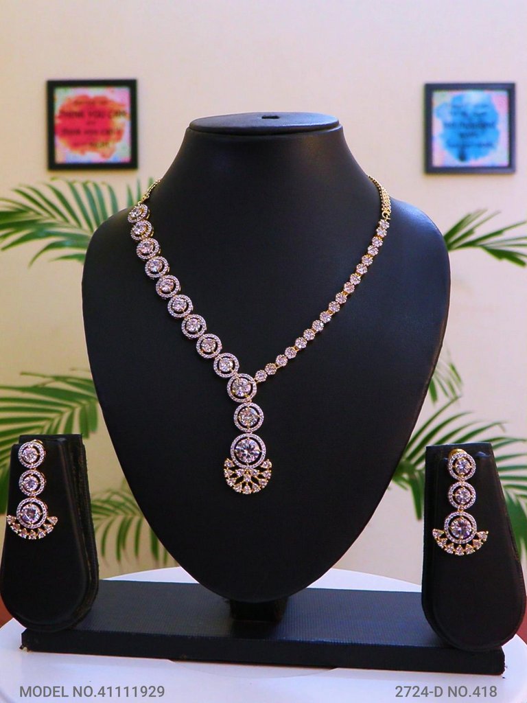 Made in India | Cz Necklace Set