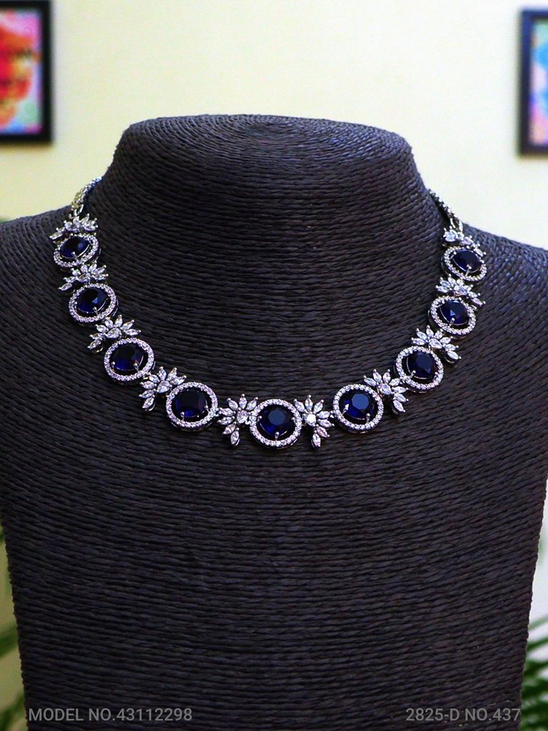 Light weighted CZ Necklace Set