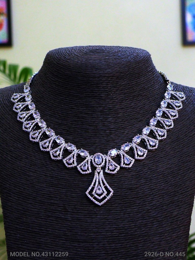 Classic yet Trendy | Cz Fashion Necklace Set