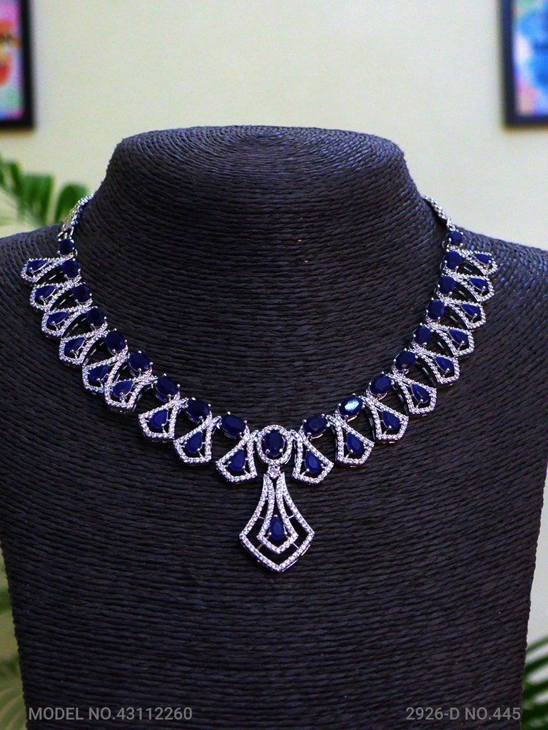 Classic Necklace | AD Jewellery | Handcrafted