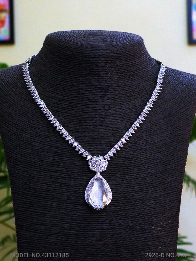 Classic Necklace | AD Jewellery | Handcrafted