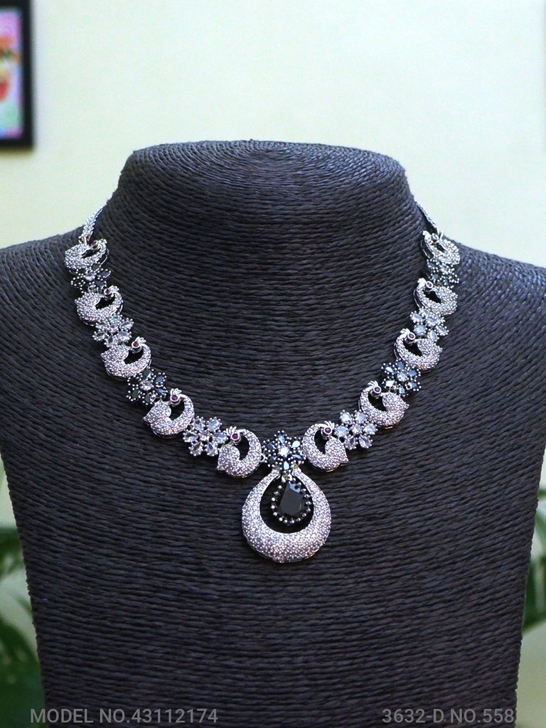 Classic Cz Jewelry Set with Earrings