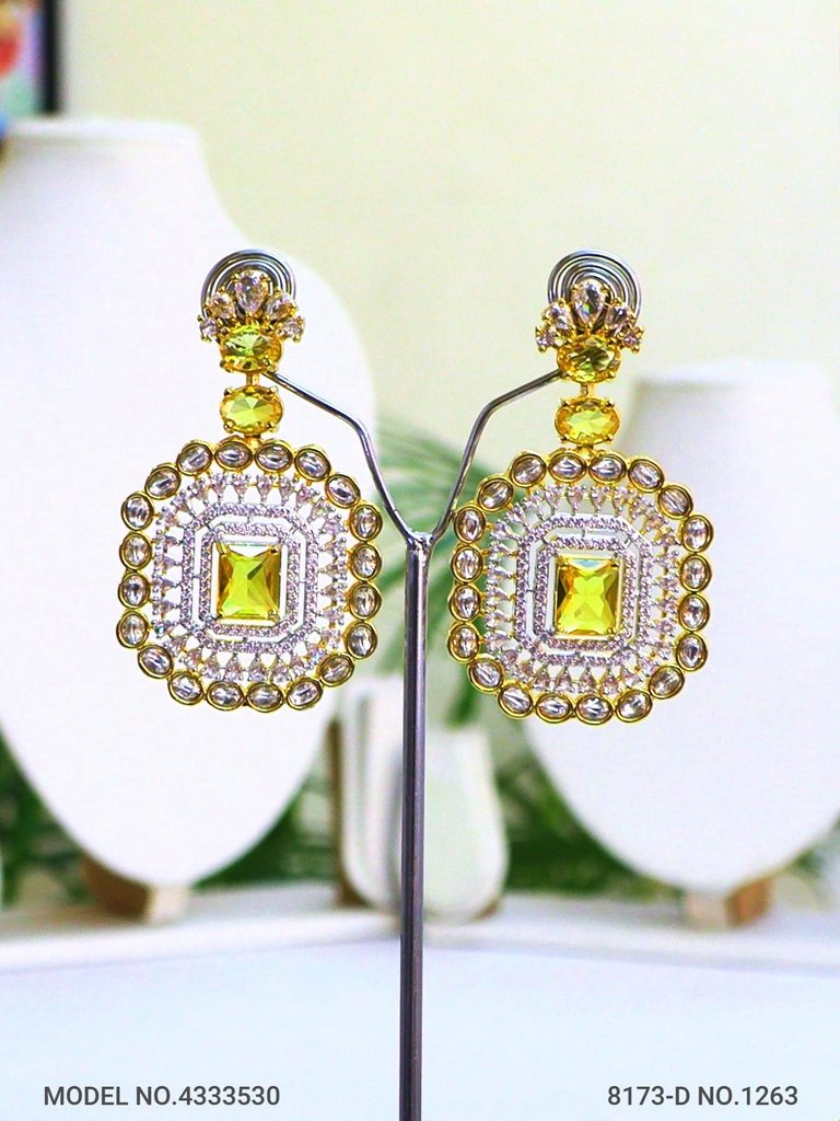 Imitation Diamond Cz Jewelry Set