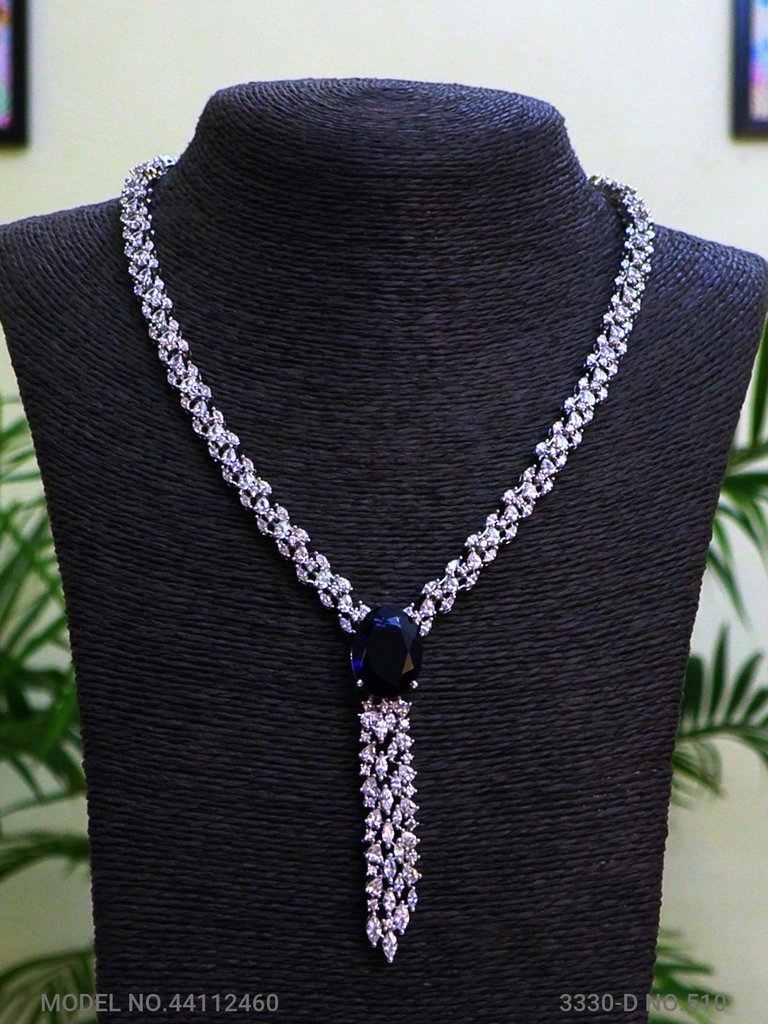 Light weighted CZ Necklace Set