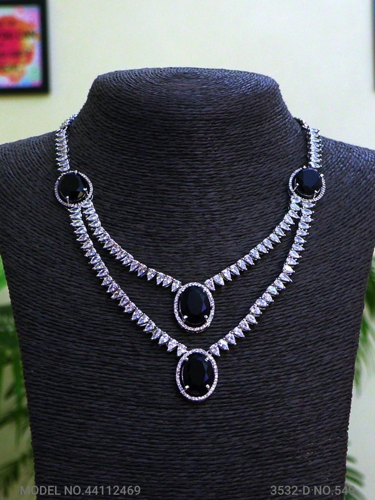 Classic Necklace | AD Jewellery | Handcrafted