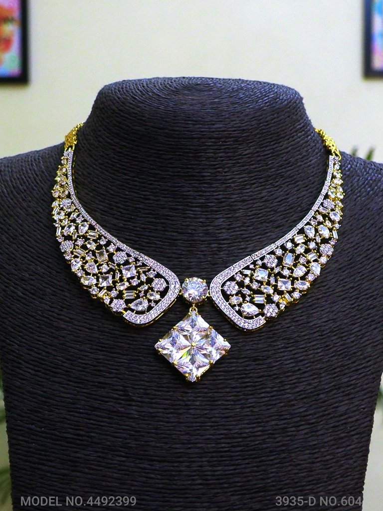 Traditional Design | American Diamond Jewelry Set