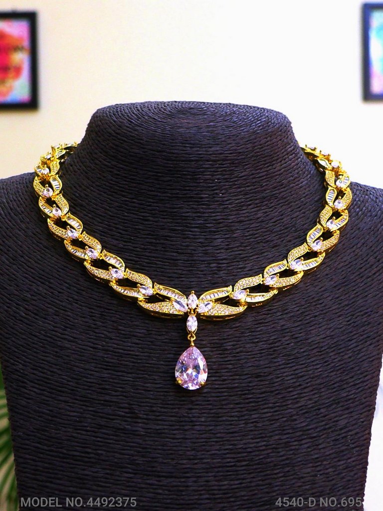 Original Cz Traditional Necklace