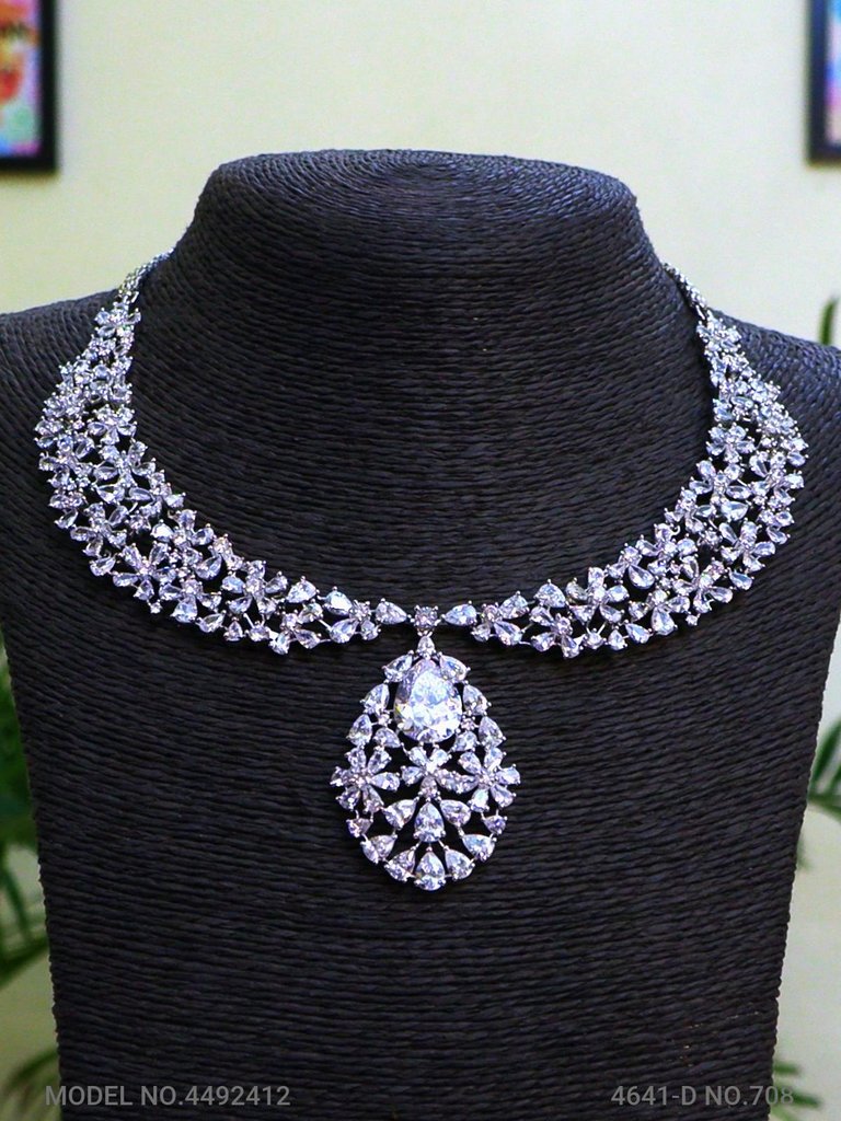 Traditional Design | American Diamond Jewelry Set