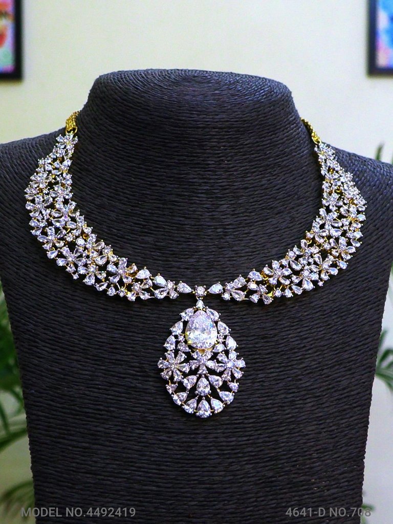 Imitation Diamond Cz Jewelry Set