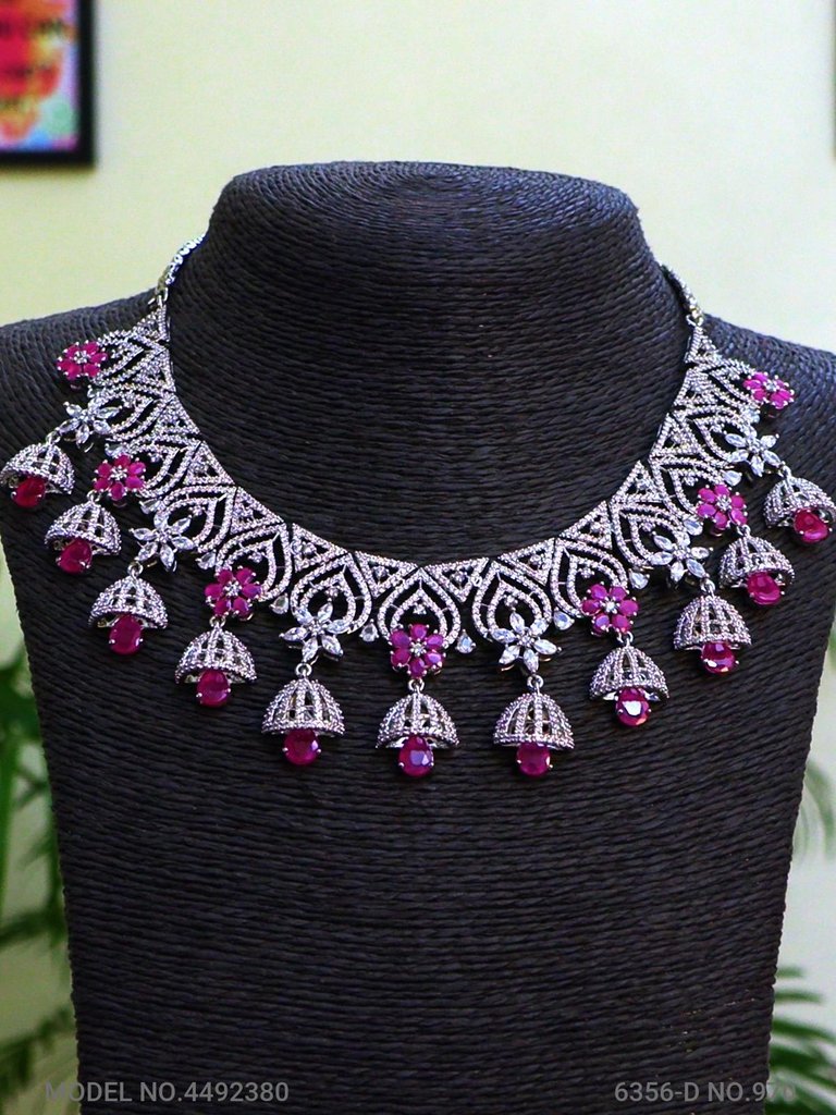 Traditional Design | American Diamond Jewelry Set