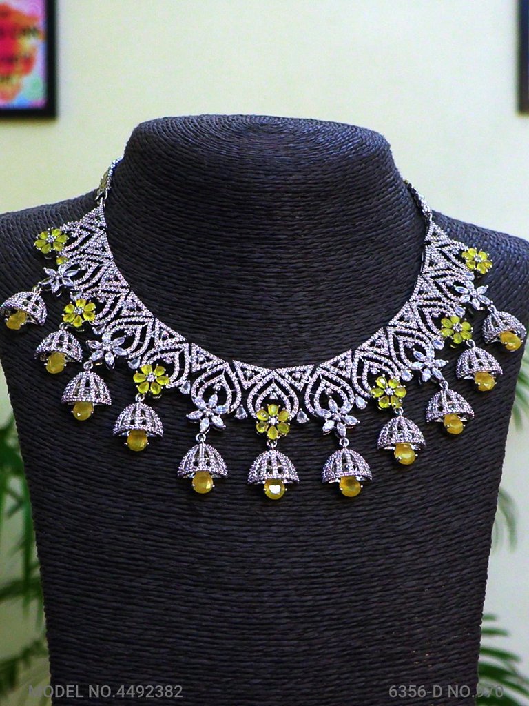 Handmade Traditional Masterpiece Zircon Jewelry Set