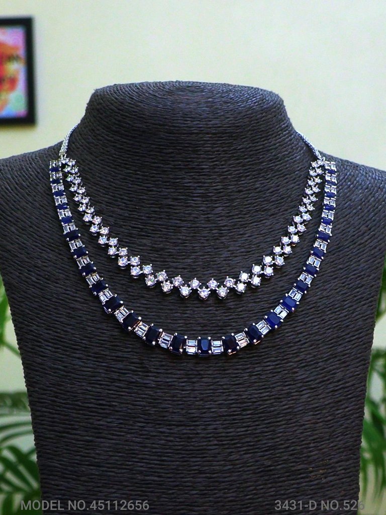 Classic Necklace | AD Jewellery | Handcrafted