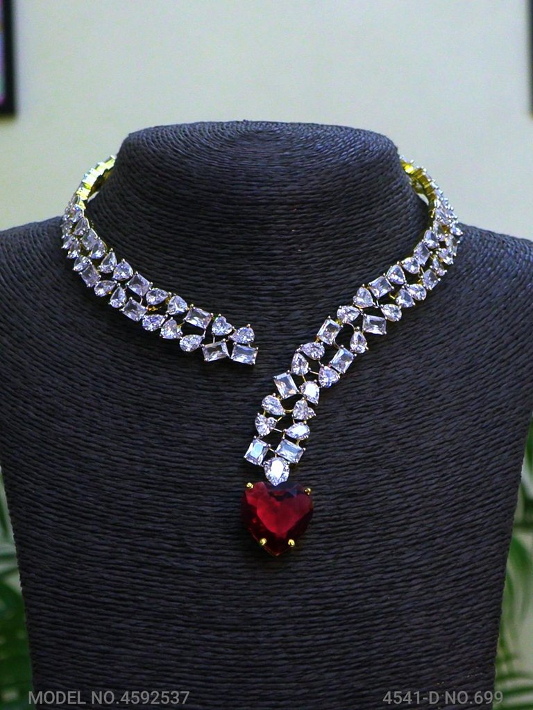 Imitation Diamond Cz Jewelry Set