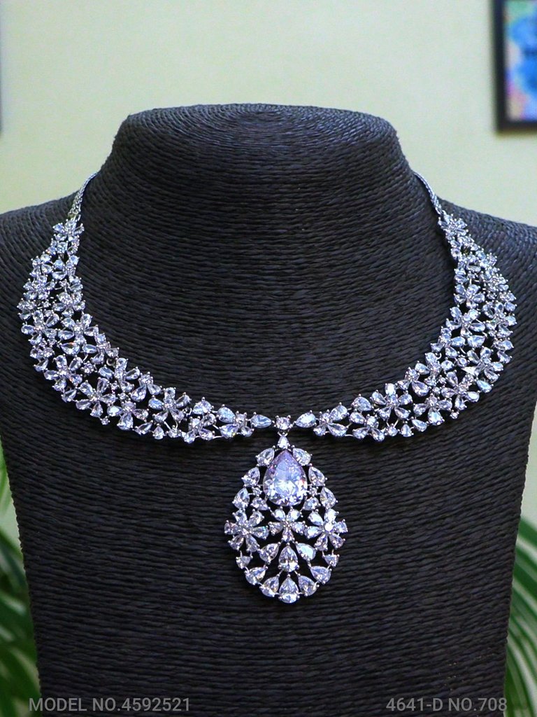 Traditional Design | American Diamond Jewelry Set