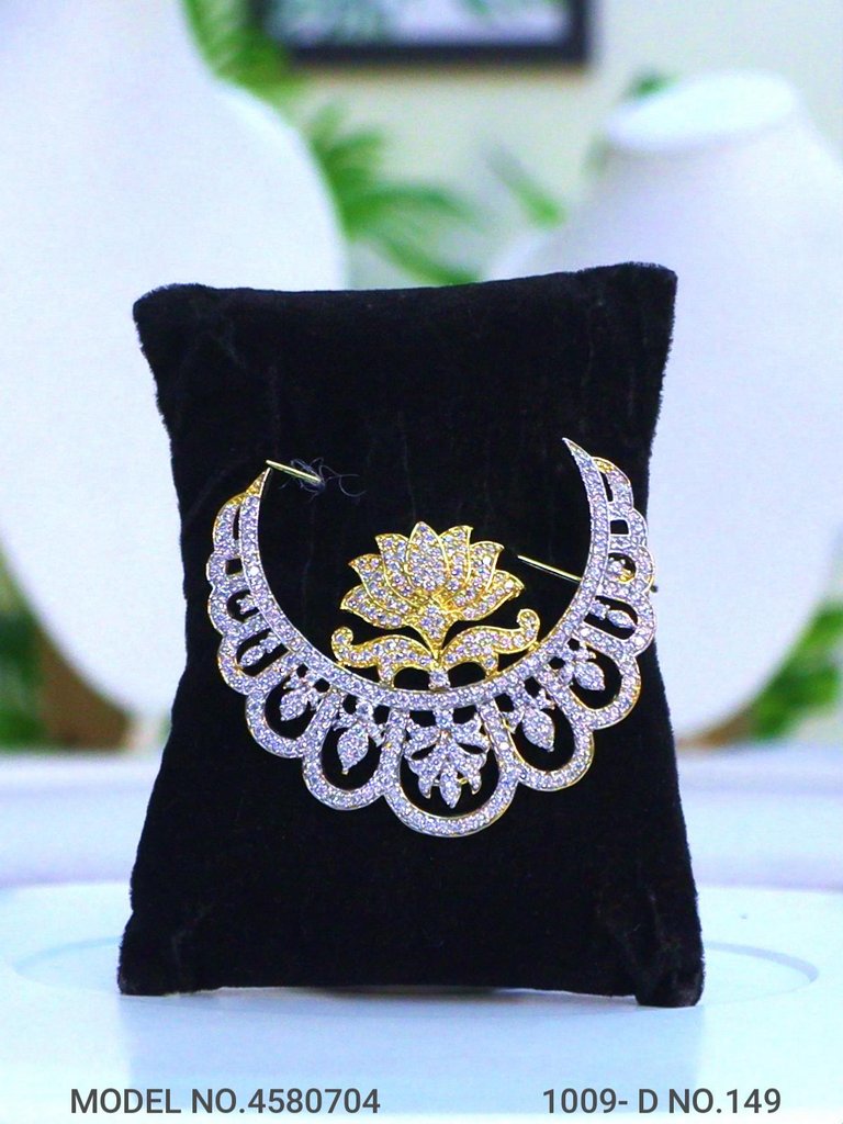 CZ Brooch