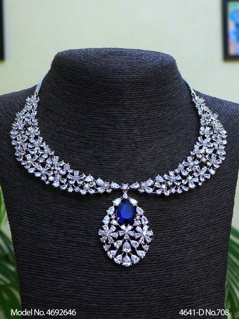 Fashion Necklace Set | Artificial Diamonds / Zircons