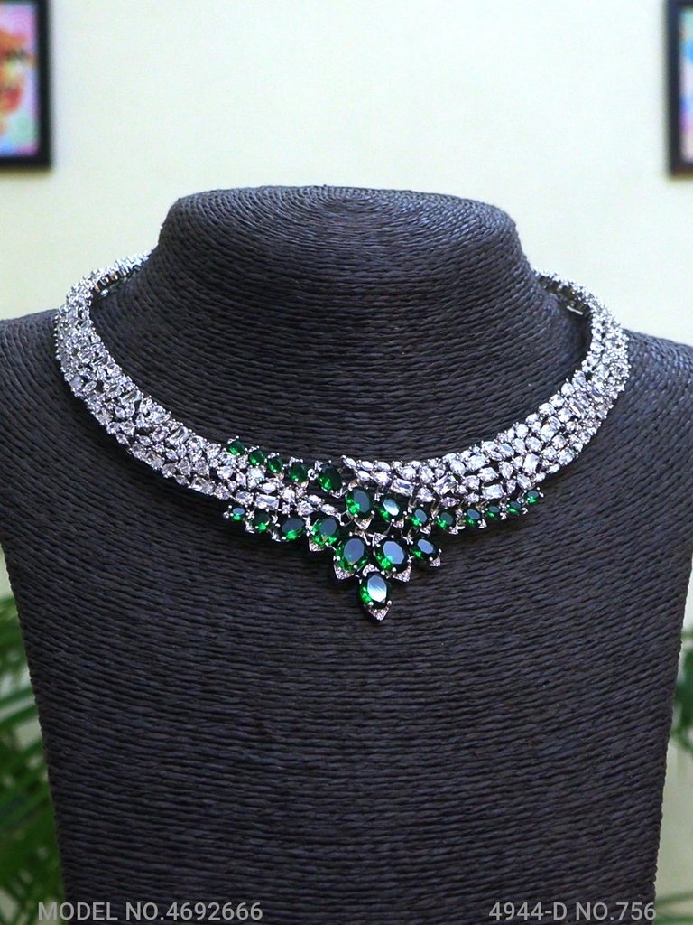 Traditional Design | American Diamond Jewelry Set