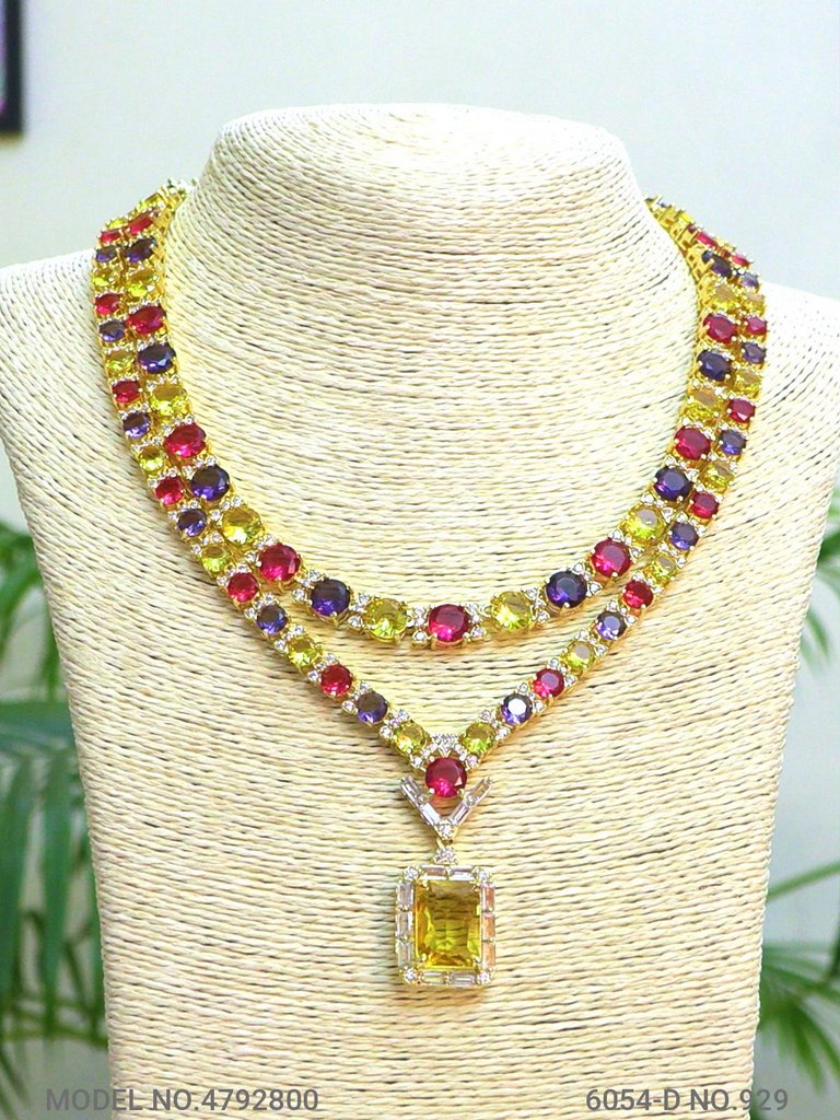 Imitation Diamond Cz Jewelry Set
