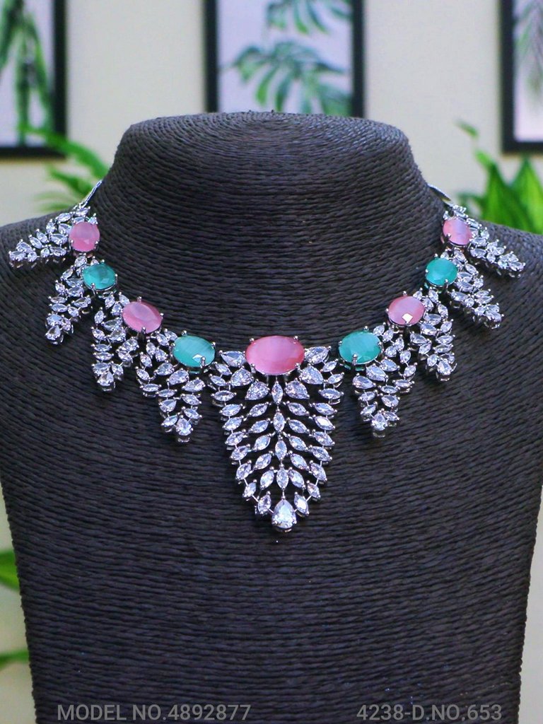 Artificial Diamond Cz Jewelry Set