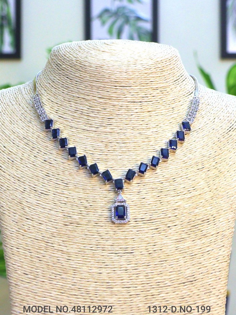 Classic Necklace | AD Jewellery | Handcrafted