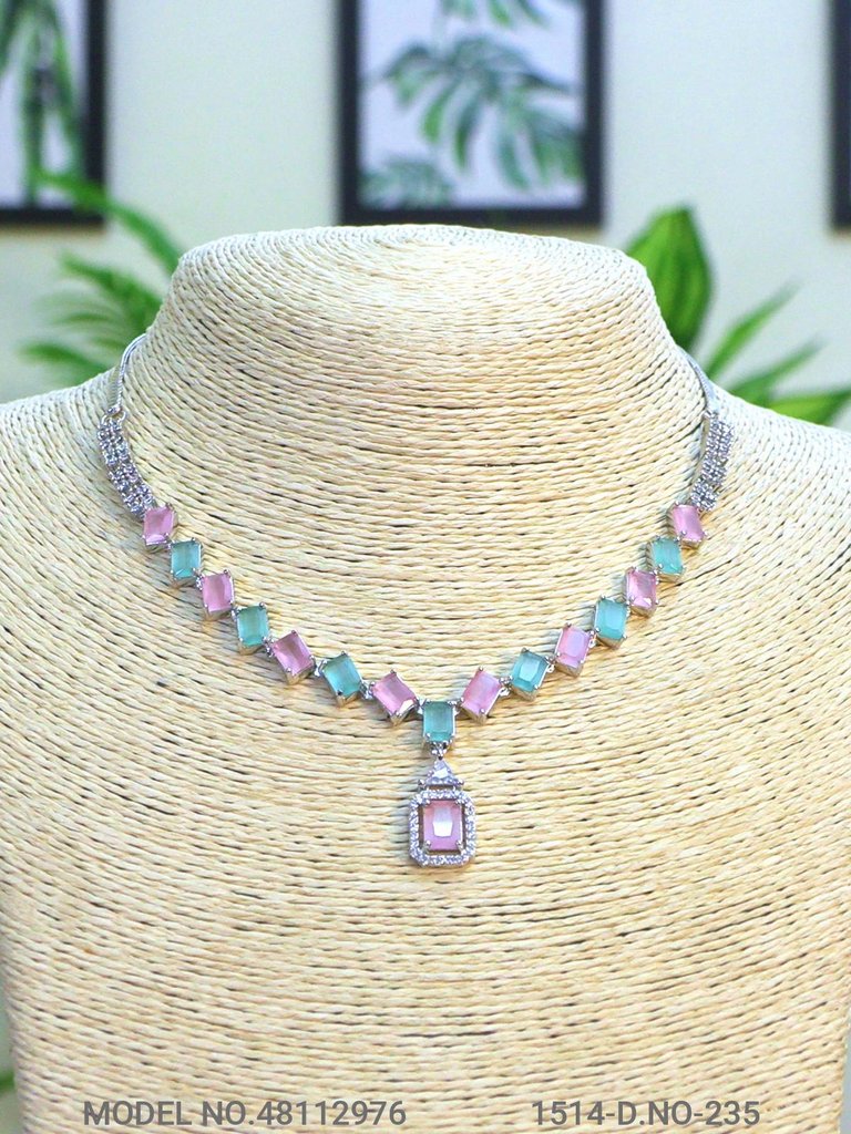 Classic yet Trendy | Cz Fashion Necklace Set