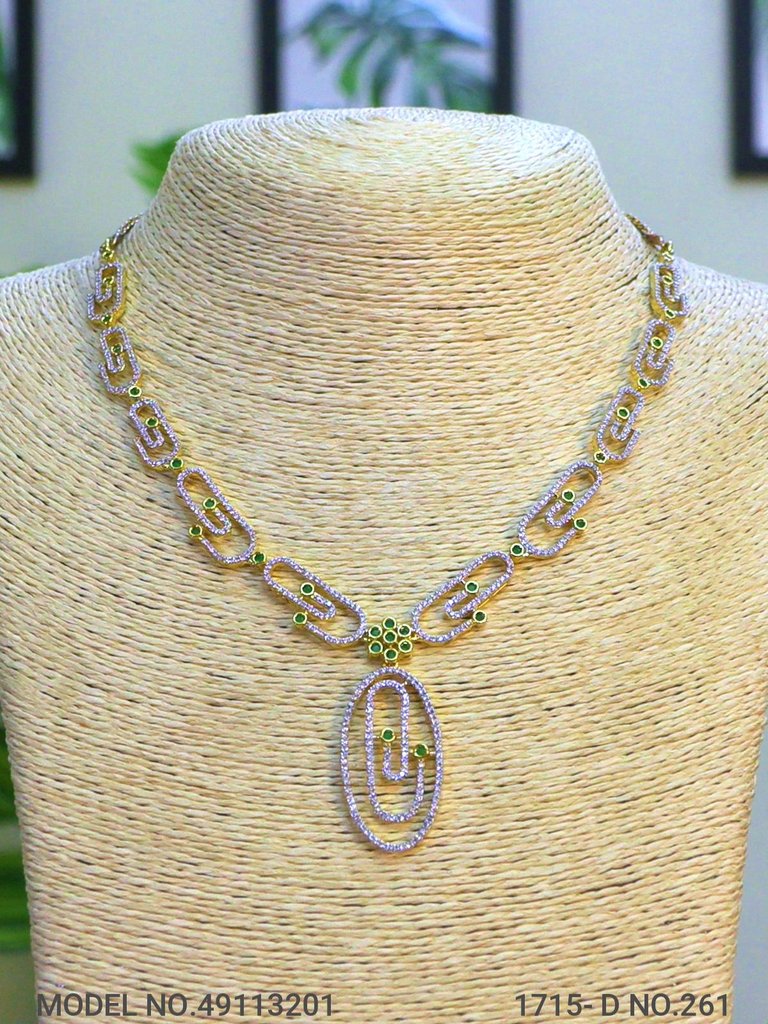 Classic yet Trendy | Cz Fashion Necklace Set