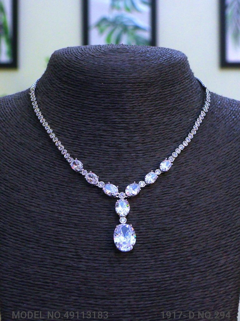 Original Cubic Zircon | Classic Necklace Set