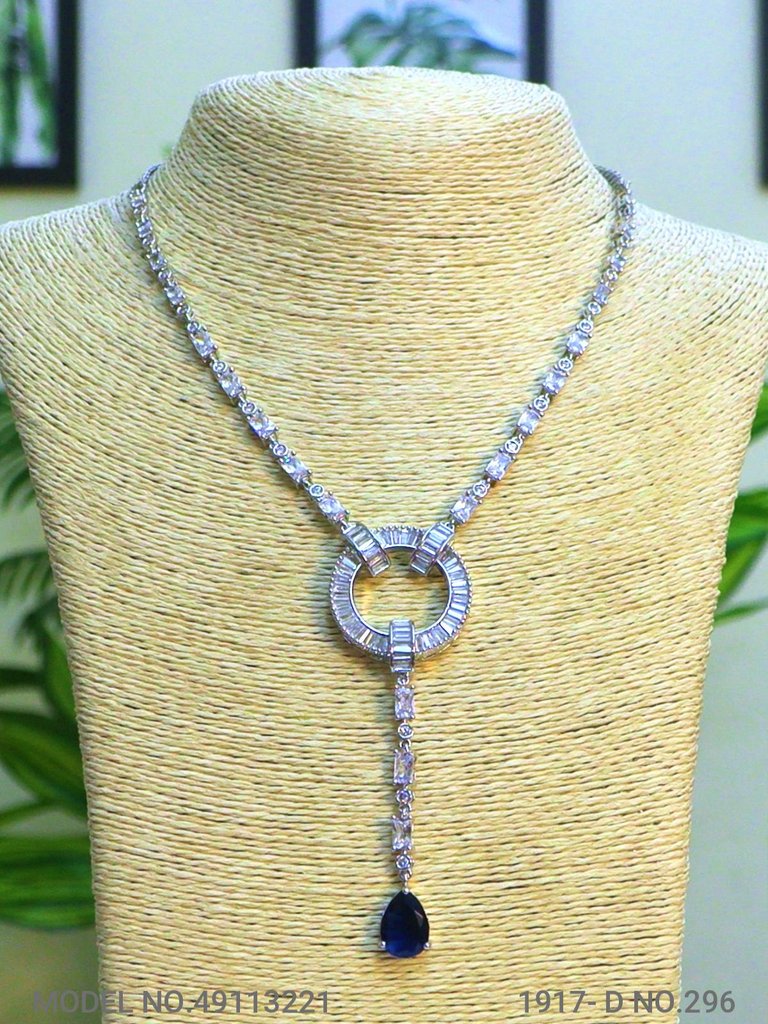 Light weighted CZ Necklace Set