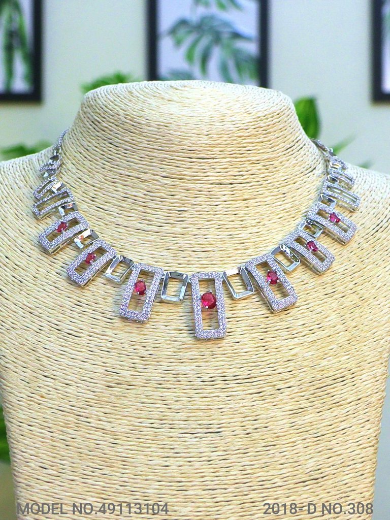 Classic yet Trendy | Cz Fashion Necklace Set