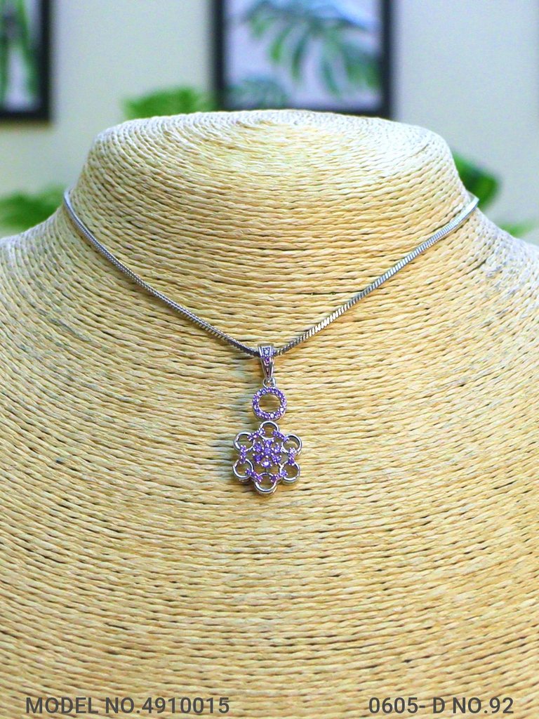 Original Zircon Pendant Set