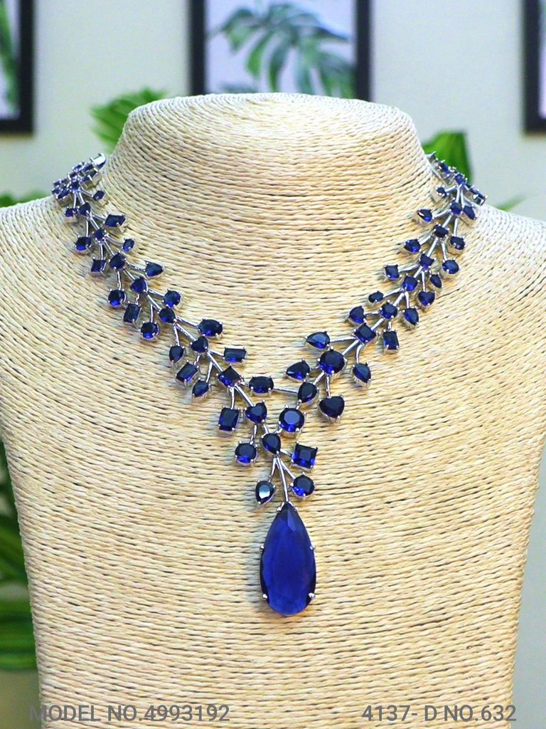 Fashion Necklace Set | Artificial Diamonds / Zircons