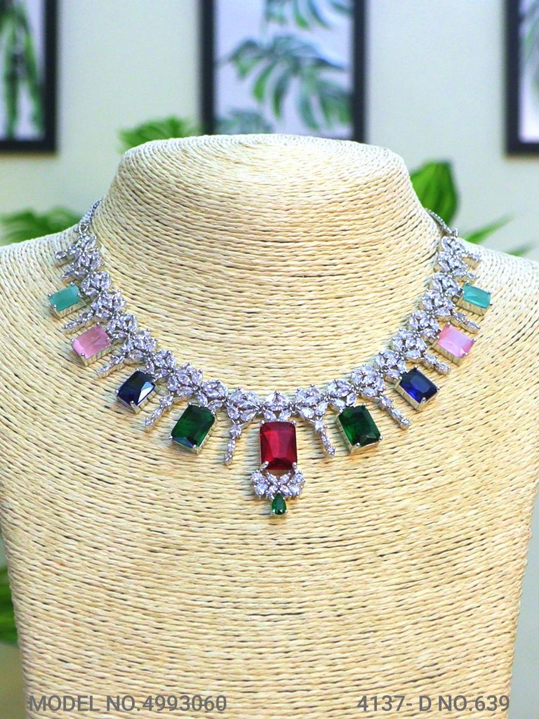 Imitation Diamond Cz Jewelry Set