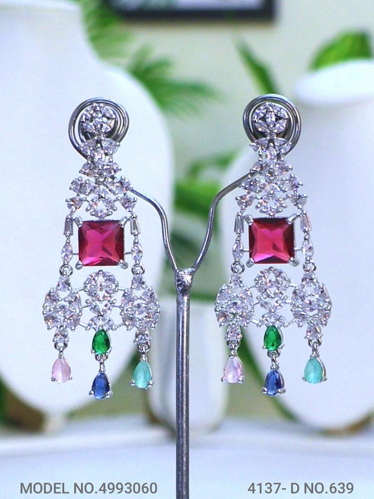 Imitation Diamond Cz Jewelry Set