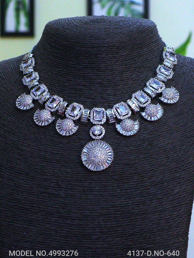 Traditional Design | American Diamond Jewelry Set