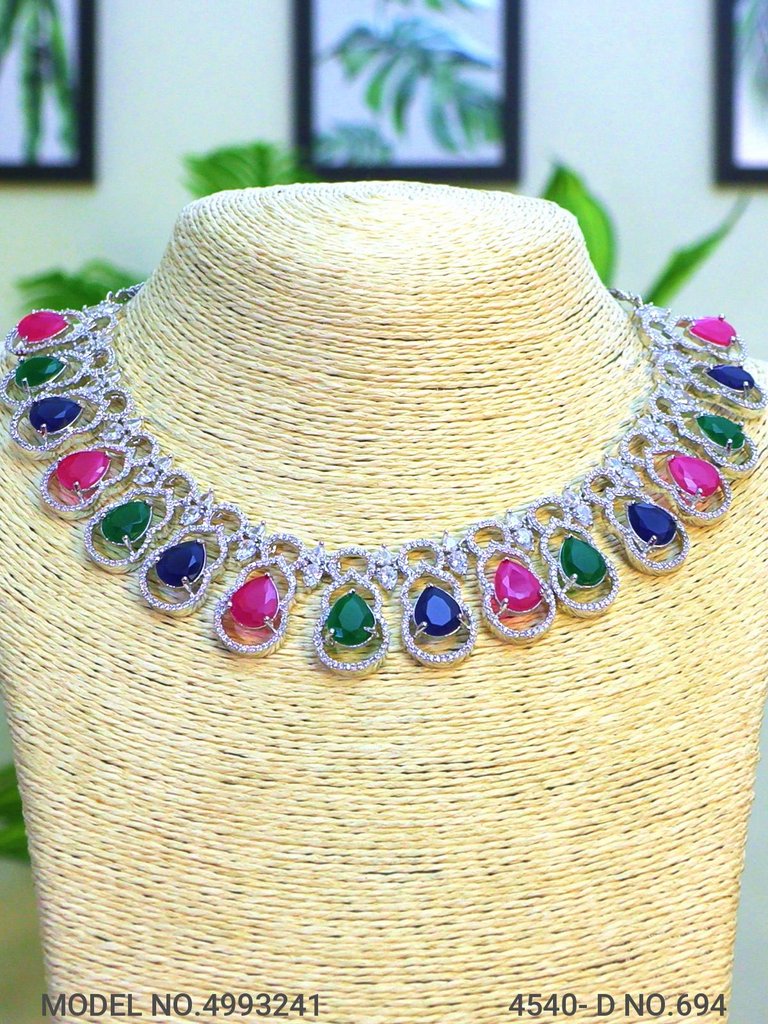 Artificial Diamond Cz Jewelry Set