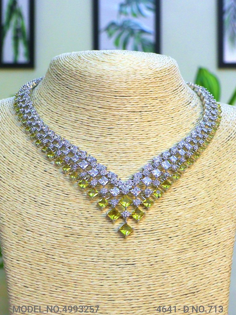 Artificial Diamond Cz Jewelry Set
