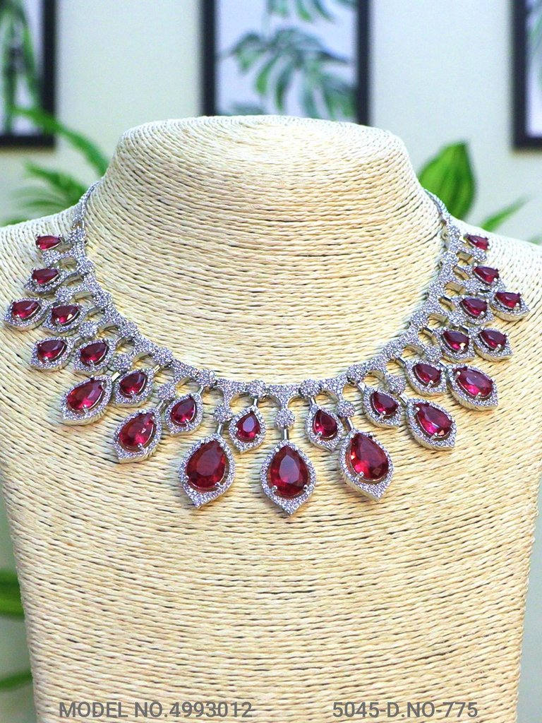 Handmade Traditional Masterpiece Zircon Jewelry Set
