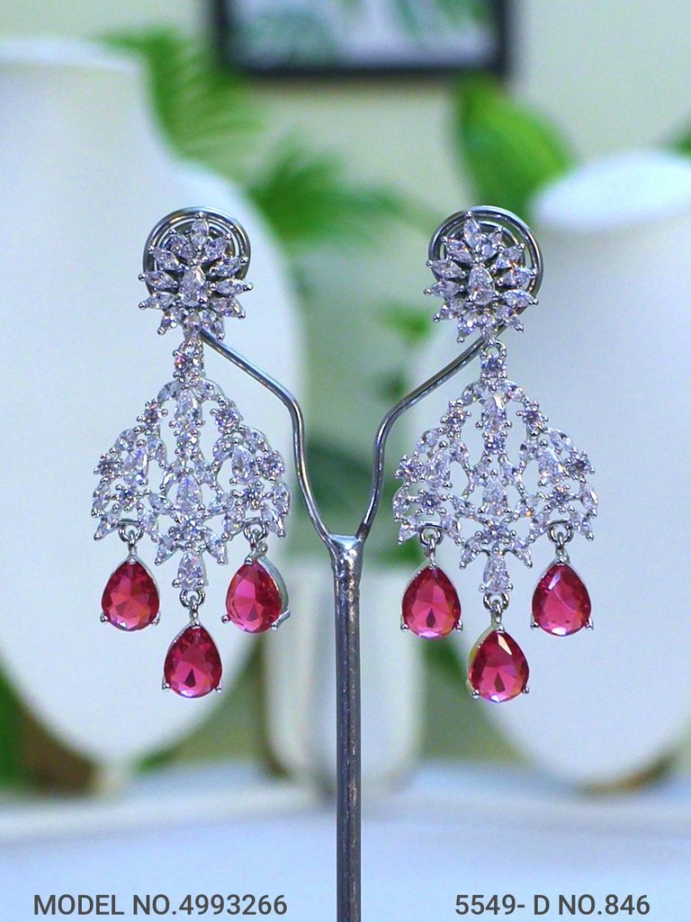 Fashion Necklace Set | Artificial Diamonds / Zircons